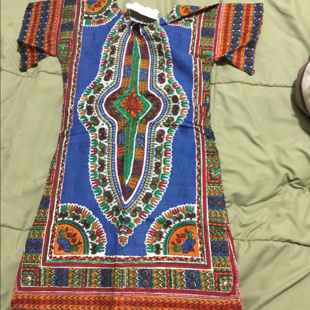 Funky kids dashiki dress